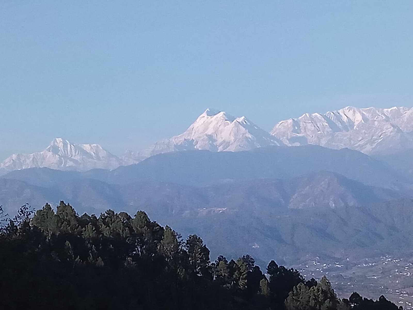 Kausani to Himalya view